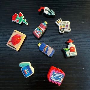 9PCS Mexican Inspired Charms Fits